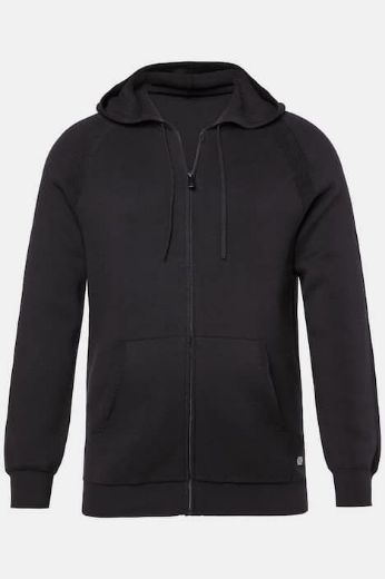 Moda za polnejše Majica dugih rukava s patentnim zatvaračem i kapuljačom plus velikost, xxl, Ulla Popken in Johann Popken (JP1880)