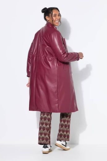 Moda za polnejše Kaput dužeg kroja od umjetne kože plus velikost, xxl, Ulla Popken in Johann Popken (JP1880)