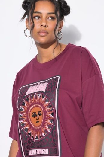 Moda za polnejše Majica kratkih rukava šireg kroja plus velikost, xxl, Ulla Popken in Johann Popken (JP1880)