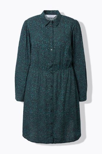 Moda za polnejše Haljina dugih rukava A kroja plus velikost, xxl, Ulla Popken in Johann Popken (JP1880)