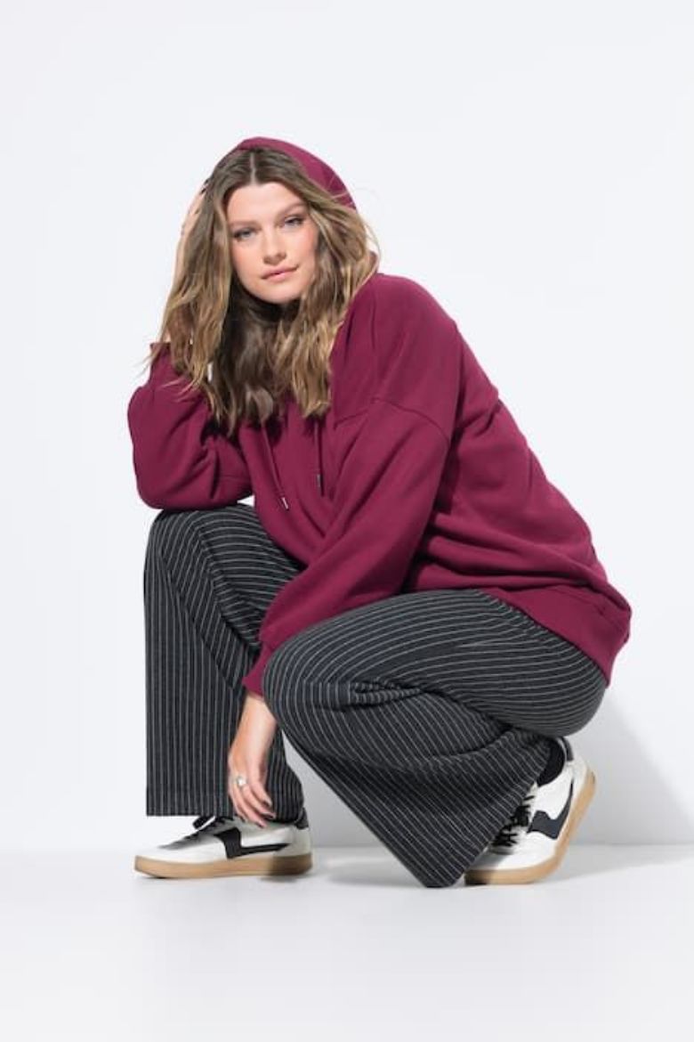 Moda za polnejše Majica dugih rukava s kapuljačom plus velikost, xxl, Ulla Popken in Johann Popken (JP1880)