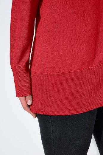 Moda za polnejše Kardigan klasični V ovratnik plus velikost, xxl, Ulla Popken in Johann Popken (JP1880)