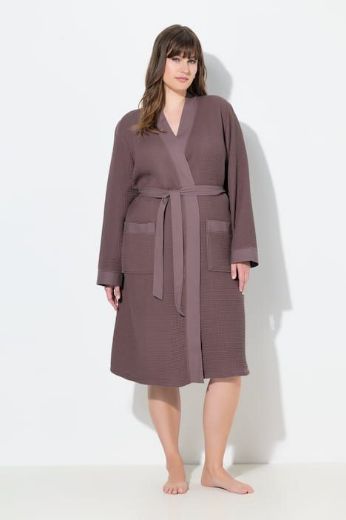 Moda za polnejše Ogrtač duži model na vezanje plus velikost, xxl, Ulla Popken in Johann Popken (JP1880)