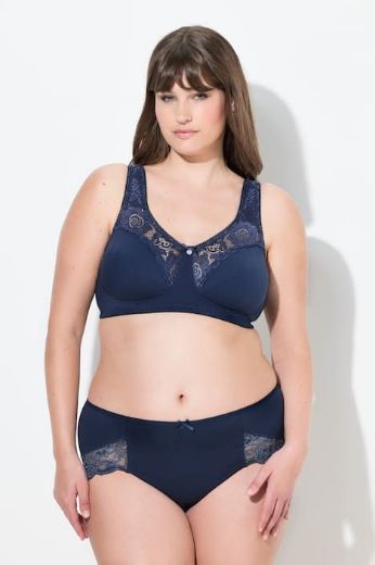 Moda za polnejše Grudnjak sa širim naramenicama s dodatkom ukrasne čipke plus velikost, xxl, Ulla Popken in Johann Popken (JP1880)