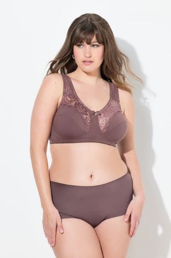 Moda za polnejše Grudnjak sa širim naramenicama s dodatkom ukrasne čipke plus velikost, xxl, Ulla Popken in Johann Popken (JP1880)