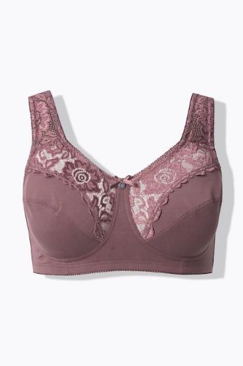 Moda za polnejše Grudnjak sa širim naramenicama s dodatkom ukrasne čipke plus velikost, xxl, Ulla Popken in Johann Popken (JP1880)