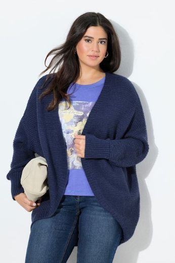 Moda za polnejše Kardigan bez kopčanja plus velikost, xxl, Ulla Popken in Johann Popken (JP1880)