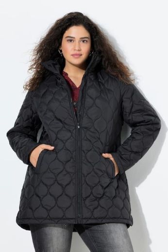 Moda za polnejše Jakna štepana vodootporna povišenog ovratnika plus velikost, xxl, Ulla Popken in Johann Popken (JP1880)