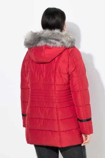 Moda za polnejše Jakna štepana s imitacijom krzna na kapuljači plus velikost, xxl, Ulla Popken in Johann Popken (JP1880)