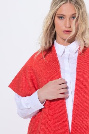 Moda za polnejše Kardigan spuštenih kratkih rukava plus velikost, xxl, Ulla Popken in Johann Popken (JP1880)