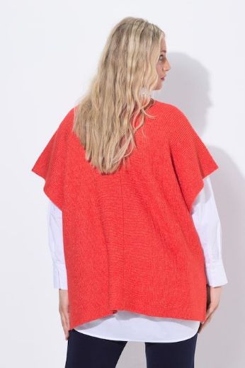 Moda za polnejše Kardigan spuštenih kratkih rukava plus velikost, xxl, Ulla Popken in Johann Popken (JP1880)