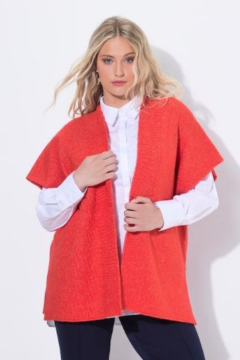 Moda za polnejše Kardigan spuštenih kratkih rukava plus velikost, xxl, Ulla Popken in Johann Popken (JP1880)