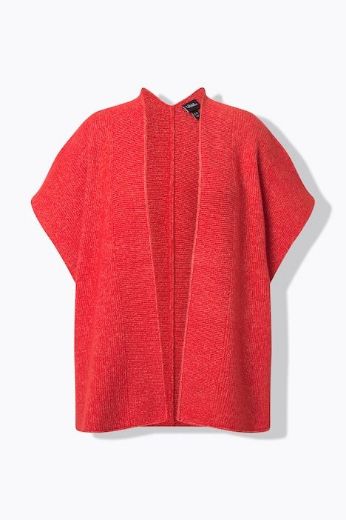 Moda za polnejše Kardigan spuštenih kratkih rukava plus velikost, xxl, Ulla Popken in Johann Popken (JP1880)