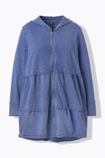 Moda za polnejše Majica dugih rukava s kapuljačom plus velikost, xxl, Ulla Popken in Johann Popken (JP1880)