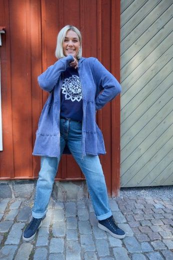 Moda za polnejše Majica dugih rukava s kapuljačom plus velikost, xxl, Ulla Popken in Johann Popken (JP1880)