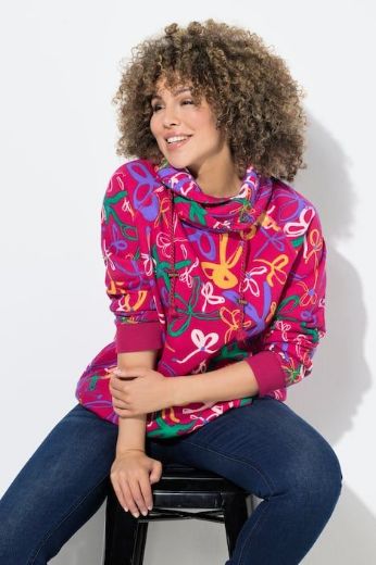 Moda za polnejše Majica dugih rukava povišenog ovratnika plus velikost, xxl, Ulla Popken in Johann Popken (JP1880)