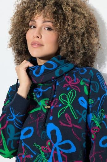 Moda za polnejše Majica dugih rukava povišenog ovratnika plus velikost, xxl, Ulla Popken in Johann Popken (JP1880)