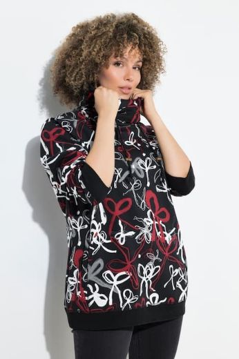 Moda za polnejše Majica dugih rukava povišenog ovratnika plus velikost, xxl, Ulla Popken in Johann Popken (JP1880)