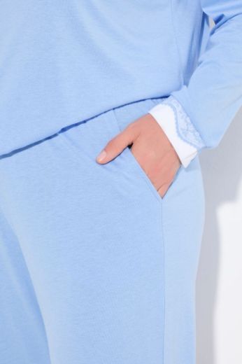 Moda za polnejše Pidžama s dodatkom ukrasne čipke plus velikost, xxl, Ulla Popken in Johann Popken (JP1880)