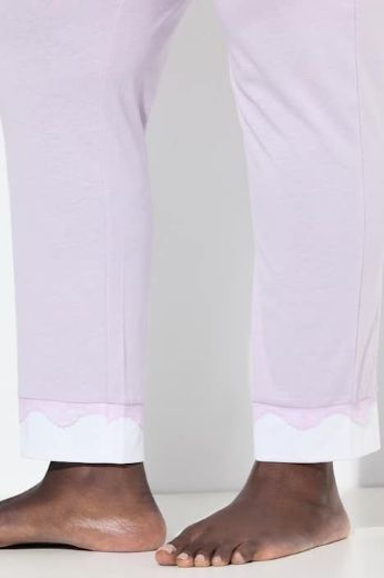 Moda za polnejše Pidžama s dodatkom ukrasne čipke plus velikost, xxl, Ulla Popken in Johann Popken (JP1880)