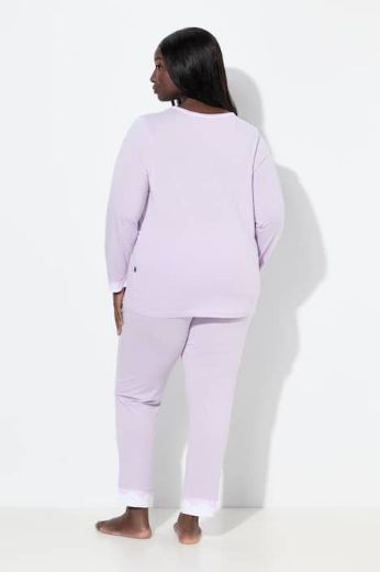 Moda za polnejše Pidžama s dodatkom ukrasne čipke plus velikost, xxl, Ulla Popken in Johann Popken (JP1880)