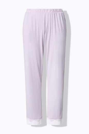 Moda za polnejše Pidžama s dodatkom ukrasne čipke plus velikost, xxl, Ulla Popken in Johann Popken (JP1880)