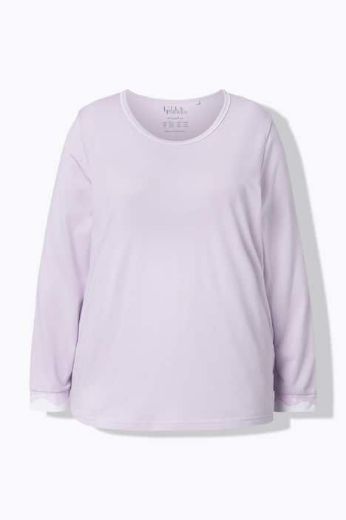 Moda za polnejše Pidžama s dodatkom ukrasne čipke plus velikost, xxl, Ulla Popken in Johann Popken (JP1880)