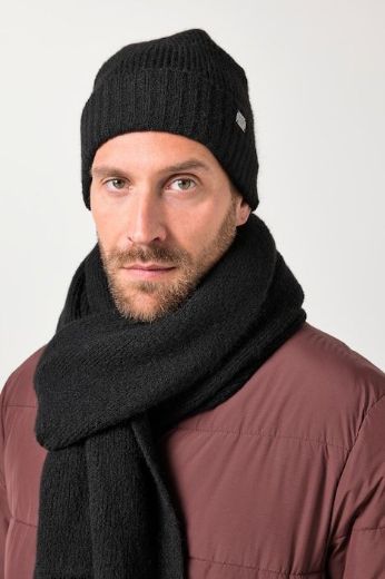 Moda za polnejše Šal pleteni plus velikost, xxl, Ulla Popken in Johann Popken (JP1880)