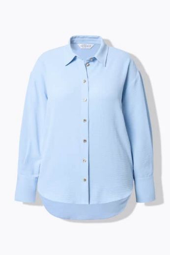 Moda za polnejše Košulja dugih rukava šireg kroja plus velikost, xxl, Ulla Popken in Johann Popken (JP1880)