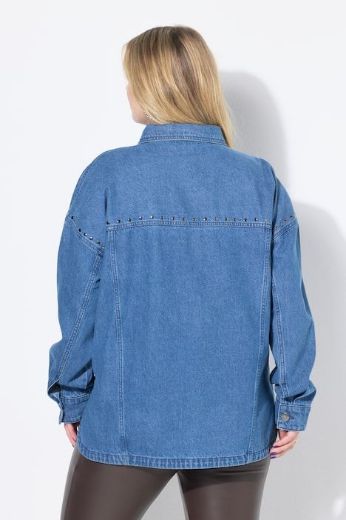 Moda za polnejše Košulja traper izlgeda plus velikost, xxl, Ulla Popken in Johann Popken (JP1880)