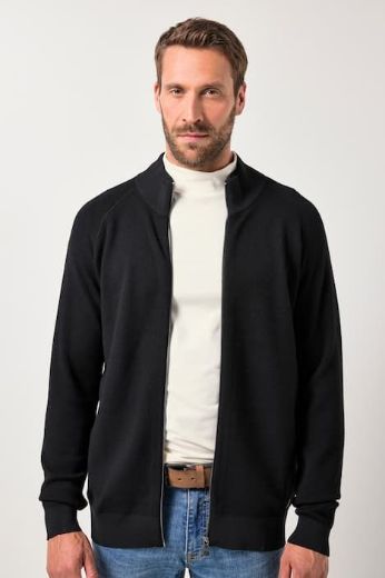 Moda za polnejše Majica dugih rukava s patentim zatvaračem plus velikost, xxl, Ulla Popken in Johann Popken (JP1880)