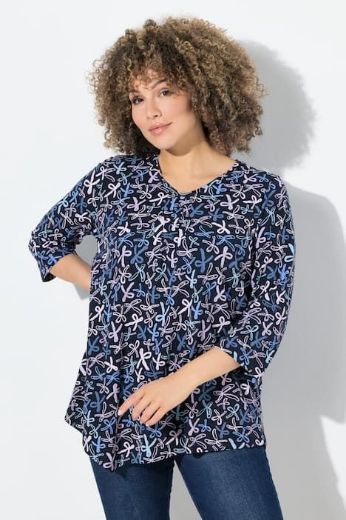 Moda za polnejše Majica asimetričnog kroja kratkih rukava plus velikost, xxl, Ulla Popken in Johann Popken (JP1880)