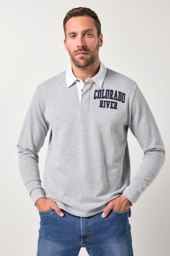 Moda za polnejše Majica Polo dugih rukava plus velikost, xxl, Ulla Popken in Johann Popken (JP1880)