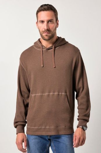 Moda za polnejše Majica dugih rukava s kapuljačom plus velikost, xxl, Ulla Popken in Johann Popken (JP1880)