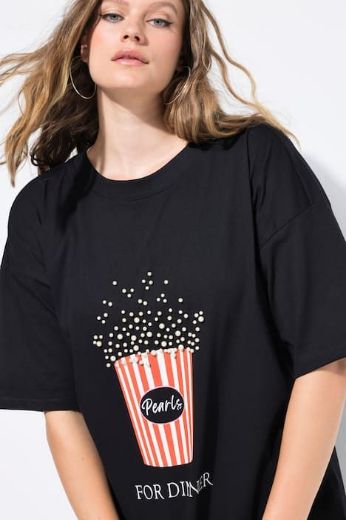 Moda za polnejše Majica kratkih rukava šireg kroja plus velikost, xxl, Ulla Popken in Johann Popken (JP1880)