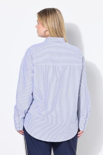Moda za polnejše Košulja dugih rukava na pruge plus velikost, xxl, Ulla Popken in Johann Popken (JP1880)