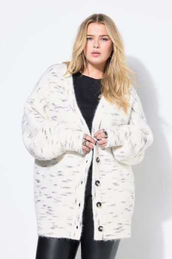 Moda za polnejše Kardigan vuneni na kopčanje plus velikost, xxl, Ulla Popken in Johann Popken (JP1880)