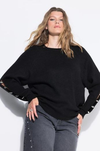 Moda za polnejše Pulover dugih rukava šireg kroja plus velikost, xxl, Ulla Popken in Johann Popken (JP1880)