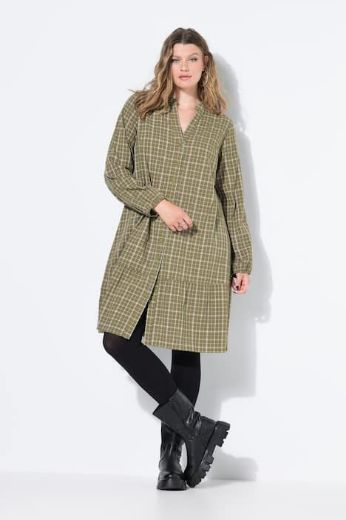 Moda za polnejše Haljina dugih rukava A kroja plus velikost, xxl, Ulla Popken in Johann Popken (JP1880)