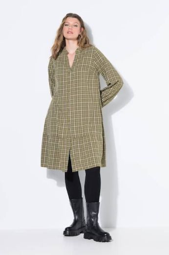 Moda za polnejše Haljina dugih rukava A kroja plus velikost, xxl, Ulla Popken in Johann Popken (JP1880)