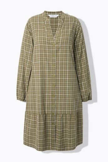 Moda za polnejše Haljina dugih rukava A kroja plus velikost, xxl, Ulla Popken in Johann Popken (JP1880)