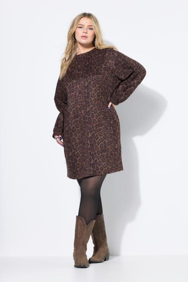 Moda za polnejše Haljina dugih rukava šireg kroja plus velikost, xxl, Ulla Popken in Johann Popken (JP1880)