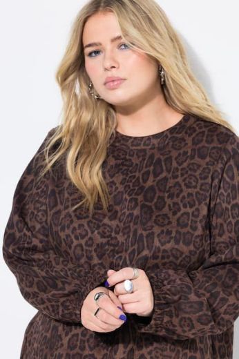 Moda za polnejše Haljina dugih rukava šireg kroja plus velikost, xxl, Ulla Popken in Johann Popken (JP1880)