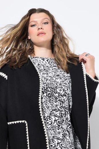 Moda za polnejše Jakna lagana u izgledu vune plus velikost, xxl, Ulla Popken in Johann Popken (JP1880)