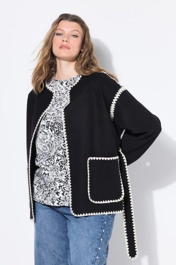 Moda za polnejše Jakna lagana u izgledu vune plus velikost, xxl, Ulla Popken in Johann Popken (JP1880)