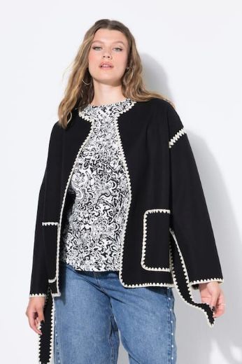 Moda za polnejše Jakna lagana u izgledu vune plus velikost, xxl, Ulla Popken in Johann Popken (JP1880)