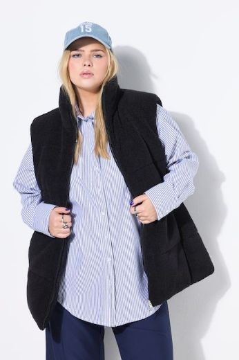 Moda za polnejše Prsluk od flisa plus velikost, xxl, Ulla Popken in Johann Popken (JP1880)