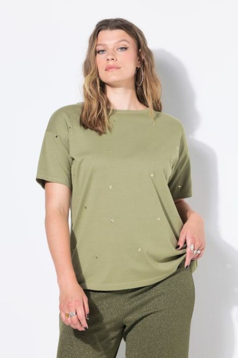 Moda za polnejše Majica kratkih rukava plus velikost, xxl, Ulla Popken in Johann Popken (JP1880)