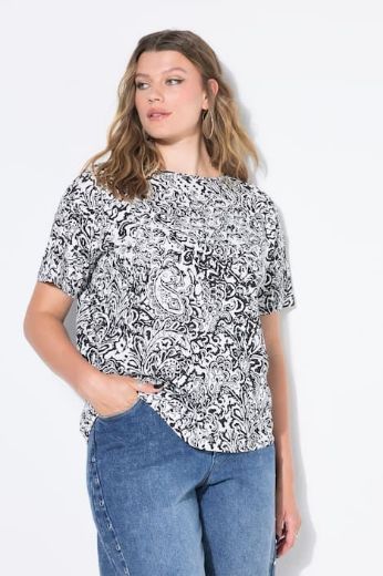 Moda za polnejše Majica kratkih rukava plus velikost, xxl, Ulla Popken in Johann Popken (JP1880)