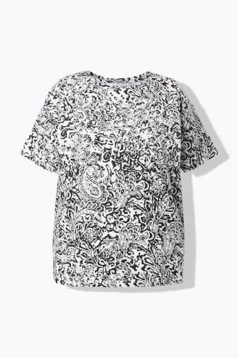 Moda za polnejše Majica kratkih rukava plus velikost, xxl, Ulla Popken in Johann Popken (JP1880)